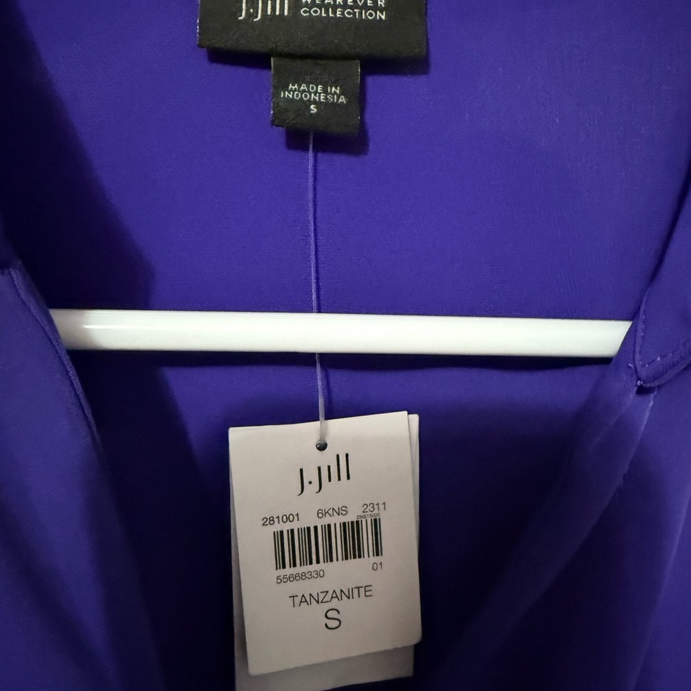 Purple long sleeve J Jill dress brand new